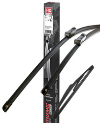 Front & Rear kit of Aero Flat Wiper Blades fit AUDI e-tron Sportback GEA Sep.2019->