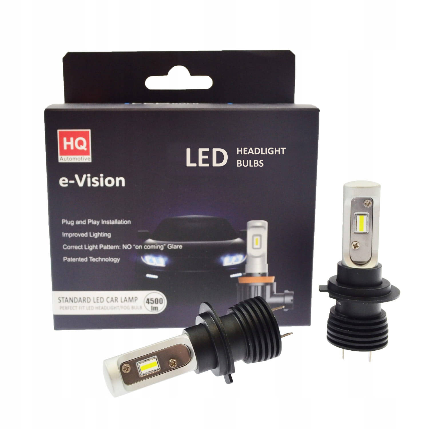 High Power H7 LED Conversion Kit for Headlights - 5 Year Warranty