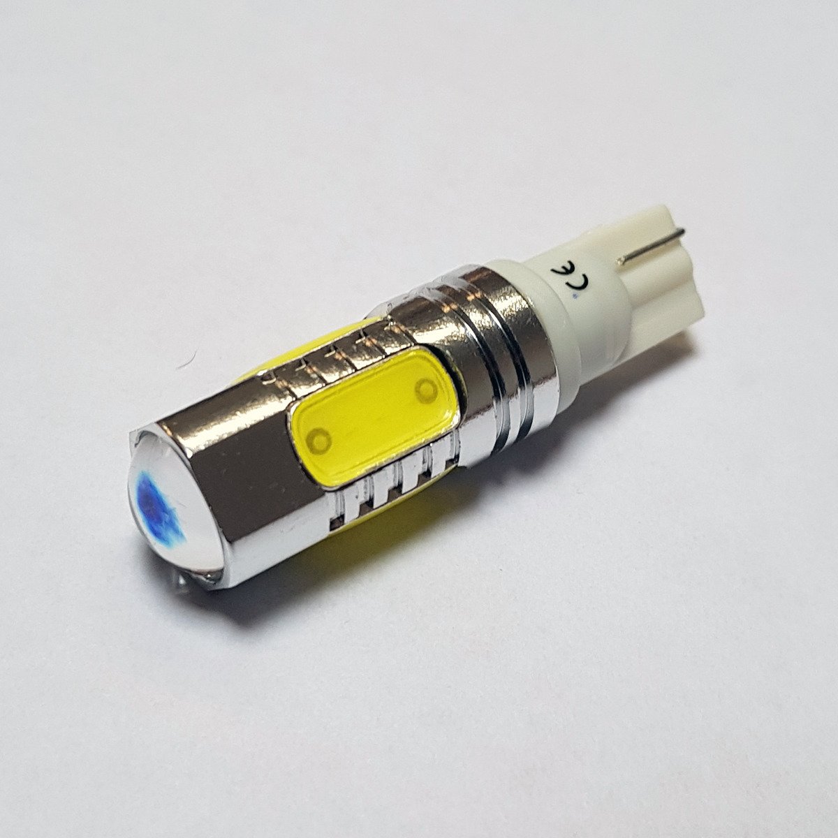W5W (T10) 7.5W High Power LED Bulb +lense (5*1.5W) WHITE WHITE 6000K