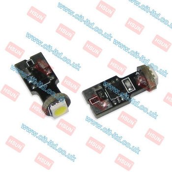 Car LED Bulb W5W 1xSMD-5050 CanBus RED