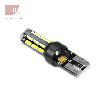 Car LED Light Bulb W5W W16W 27x SMD-4014 Turbo LED CanBus RED