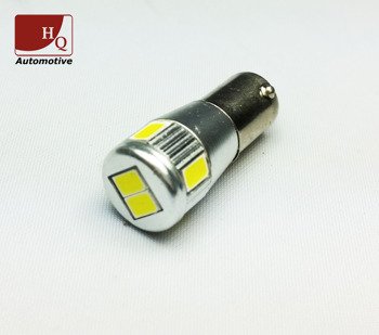 H6W 434 BAX9S 6x SMD-5630 Car LED Light Bulb CanBus WHITE