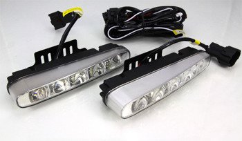 High Quality DRL Daytime Running Lights 5-LED High-Power HQ-V6