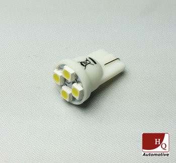 LED Car Light Bulb W5W 4x SMD-1210 GREEN