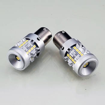 P21W BA15S 382 SMD-3020 CanBus HQ Automotive Car LED Bulbs 2pcs WHITE