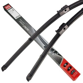 Two Front Frameless Wiper Blades HQ Aero Dynamic - AD71-622 Twin Box