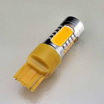 WY21W 582A / P21W 382A 16W LED Bulb High Power with lens (No polarity) 12V 24V Yellow