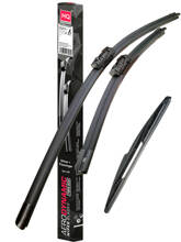 Front & Rear kit of Aero Flat Wiper Blades fit SUBARU Impreza Hatchback G14 Sep.2016->