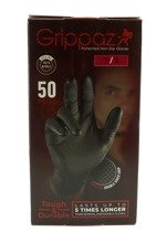 Grippaz 246 Disposable Nitrile Gloves size S Powder-Free BLACK