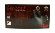 Grippaz 246 Disposable Nitrile Gloves size XL Powder-Free BLACK