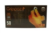 Grippaz 246 Disposable Nitrile Gloves size XL Powder-Free ORANGE