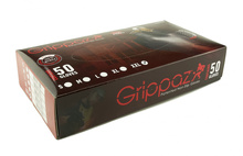 Grippaz 246 Disposable Nitrile Gloves size XXL Powder-Free BLACK