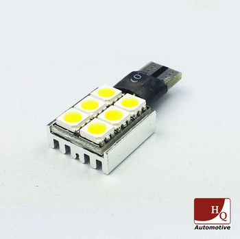 Car LED Light Bulb W5W 6xSMD-5050 CanBus WHITE