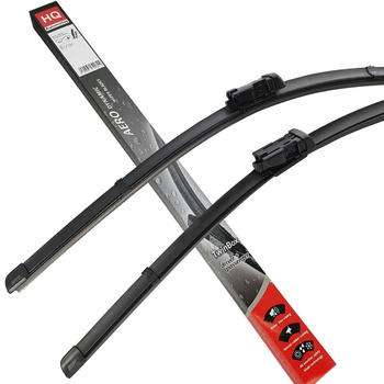 Two Front Frameless Wiper Blades HQ Aero Dynamic - ADB81-424 Twin Box