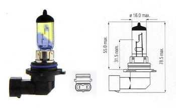 Halogen Bulb HB4 Rainbow 12V 55W