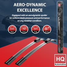 Wiper Blades for FORD S-Max VAN (2015-2018) HQ Front Pair 30-inch + 30-inch with Pinch-Tap connector