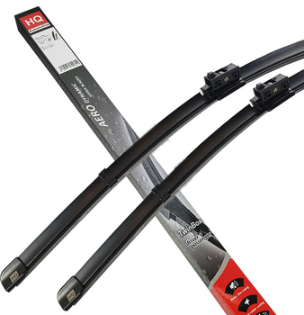 Two Front Frameless Wiper Blades HQ Aero Dynamic - ADM91-621 Twin Box