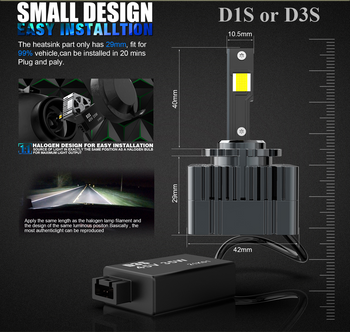 D1S PK32d-2 LED Headlight Conversion KIT 6000K 2pcs