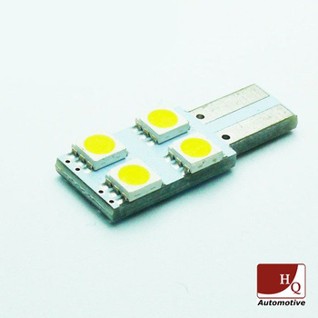 Car LED Light Bulb W5W 1x4 SMD-5050 B CanBus WHITE