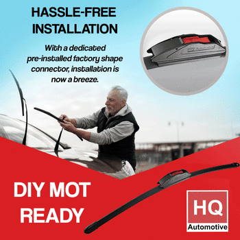 Wiper Blades for MITSUBISHI Galant Saloon (1992-1996) HQ Front Pair 21-inch + 19-inch with J-hook connector