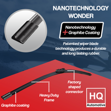 Wiper Blades for FORD S-Max VAN (2015-2018) HQ Front Pair 30-inch + 30-inch with Pinch-Tap connector