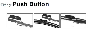 Two Front Frameless Wiper Blades HQ Aero Dynamic - ADB12-624 Twin Box