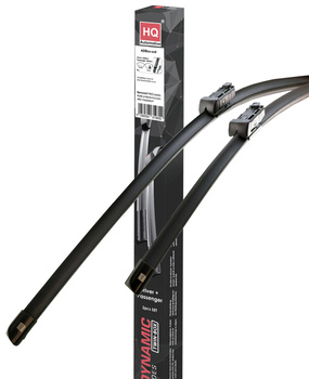 Two Front Frameless Wiper Blades HQ Aero Dynamic - AD41-824 Twin Box