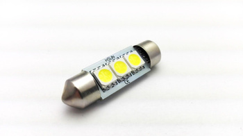 G2 3-LED Bulb SMD-5050 (36mm) Canbus LED White