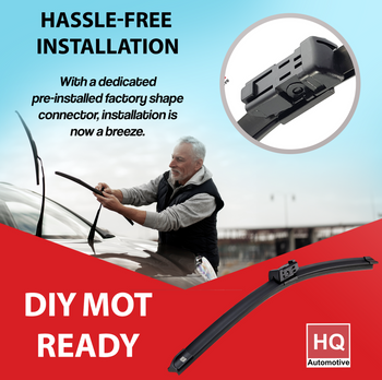 Wiper Blades for PEUGEOT 508 2010-onwards Front 2pcs HQ Automotive