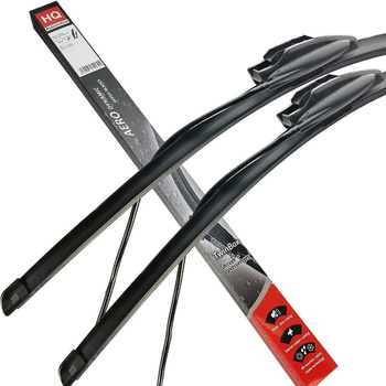Wiper Blades for JAGUAR XJ8 Saloon (2003-2010) HQ Front Pair 24-inch + 19-inch with J-hook with jet connector