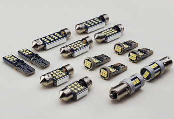 Fit LAND ROVER Range ROVER Evoque LED Interior Lighting Bulbs 12pcs Kit