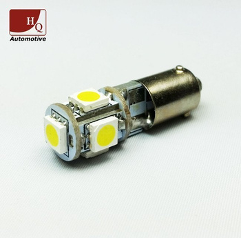 LED Car Light Bulb H6W BAX9s 5x SMD-5050 CanBus-G2 2.9W  WHITE